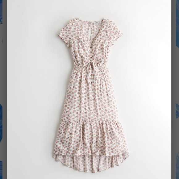 hollister midi dress